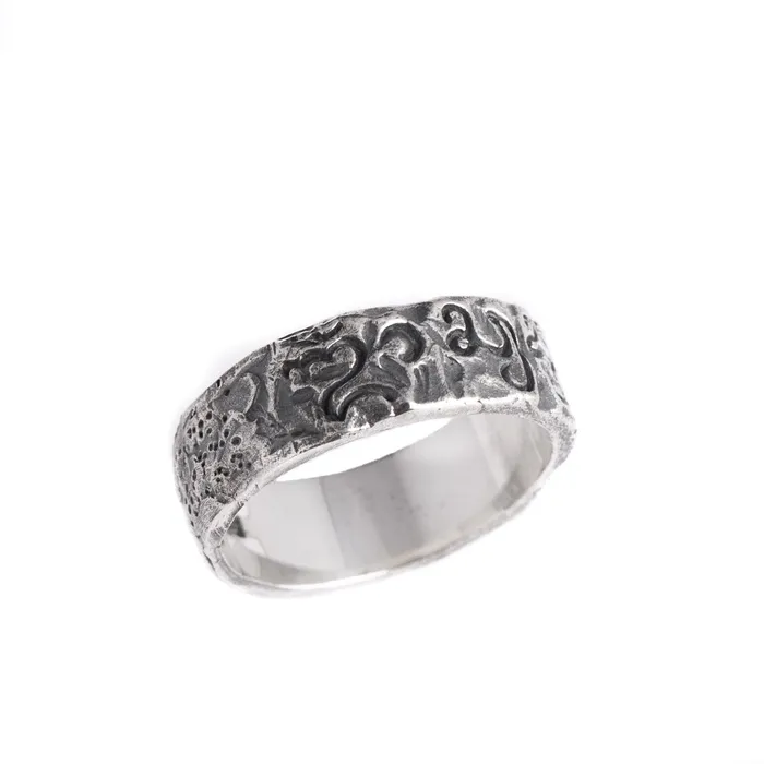 RAW BALINESE RING 925 STERLING SILVER Jess Zabala Jewelry Rings
