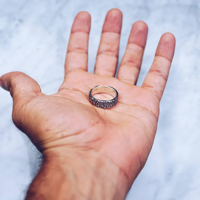 RAW BALINESE RING 925 STERLING SILVER Jess Zabala Jewelry Rings
