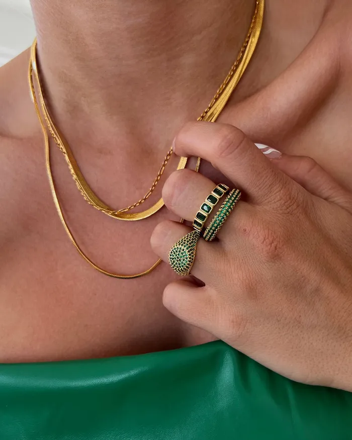 Rings Bezel Emerald Ballier Ring Emerald Green Gold Luv Aj Rings Bezel Emerald Ballier Ring Emerald Green Gold Luv Aj