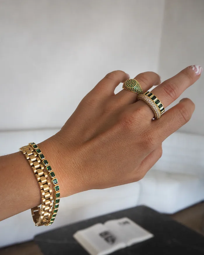 Rings Bezel Emerald Ballier Ring Emerald Green Gold Luv Aj Rings Bezel Emerald Ballier Ring Emerald Green Gold Luv Aj