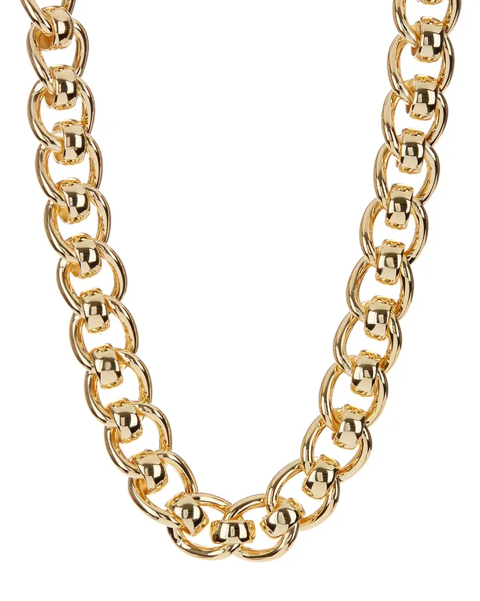 The Lola Oversized Chain Necklace Gold Luv Aj Necklaces