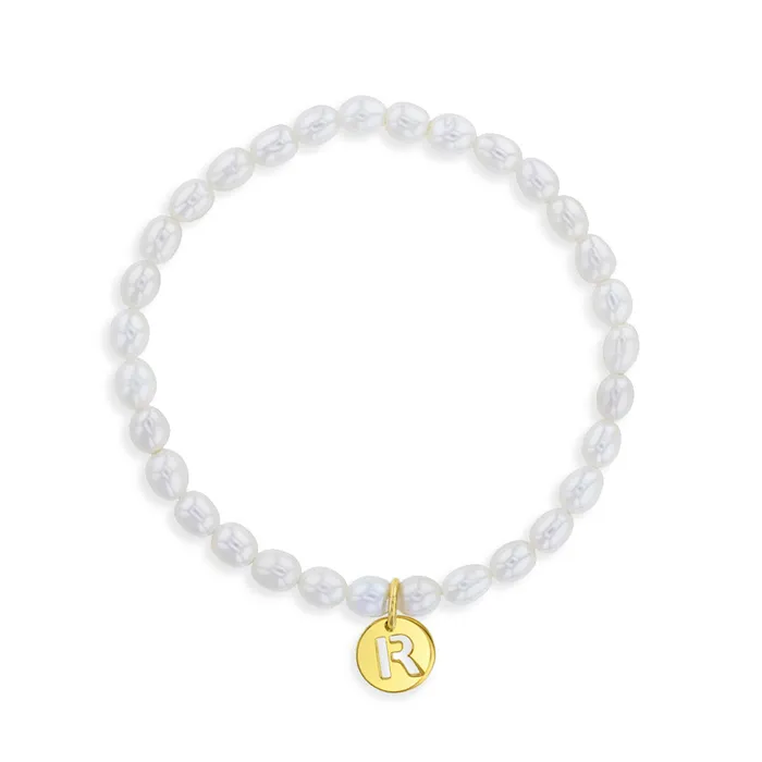 57 Initial Medal Elongated Freshwater Cultured Pearl Baby Kids Teen Bracelet Baby Pearl Bracelets Bracelets 57 Initial Medal Elongated Freshwater Cultured Pearl Baby Kids Teen Bracelet Baby Pearl Bracelets Bracelets