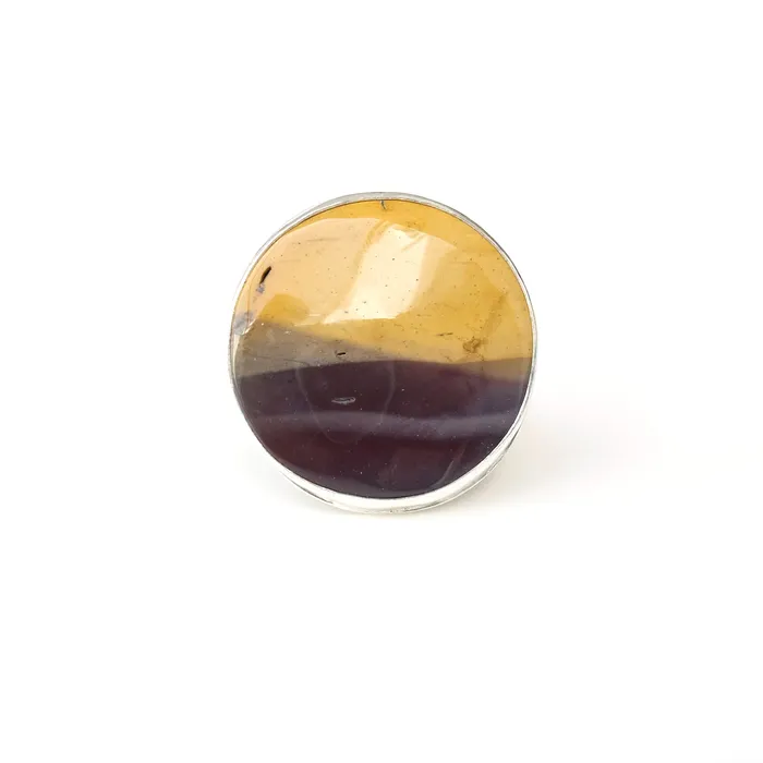 aliceeden Rings Mookaite Gemstone Ring set in Sterling Silver VITALITY