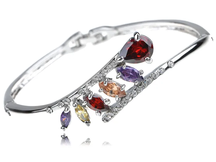 Alilang Bracelets Princess Element Bejeweled Teardrop Bracelet