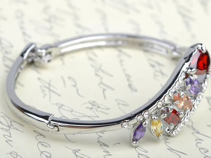 Alilang Bracelets Princess Element Bejeweled Teardrop Bracelet Alilang Bracelets Princess Element Bejeweled Teardrop Bracelet