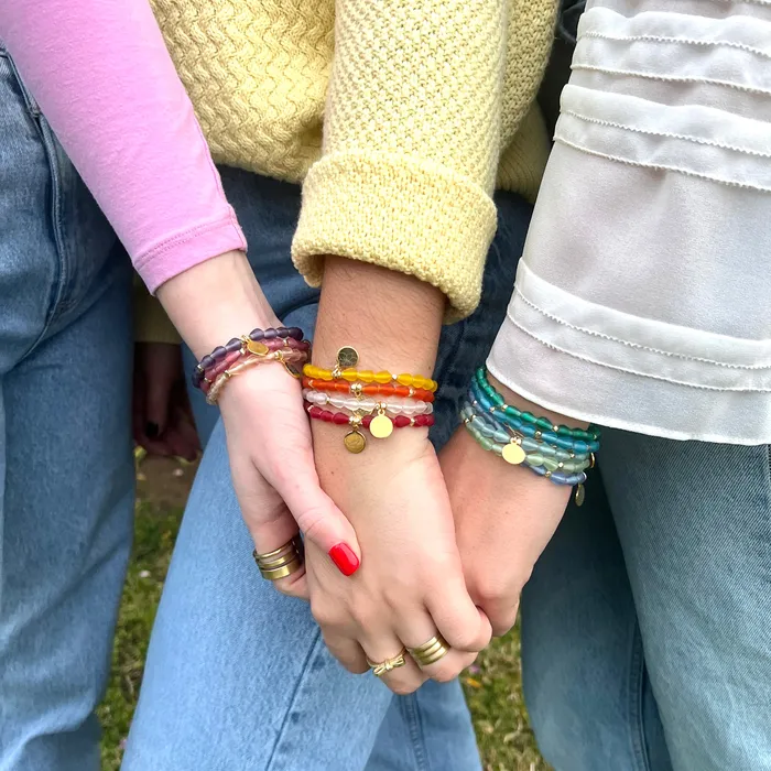 Bracelets February Birth Flower Bracelet WorldFinds