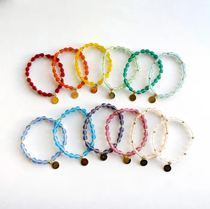 Bracelets February Birth Flower Bracelet WorldFinds