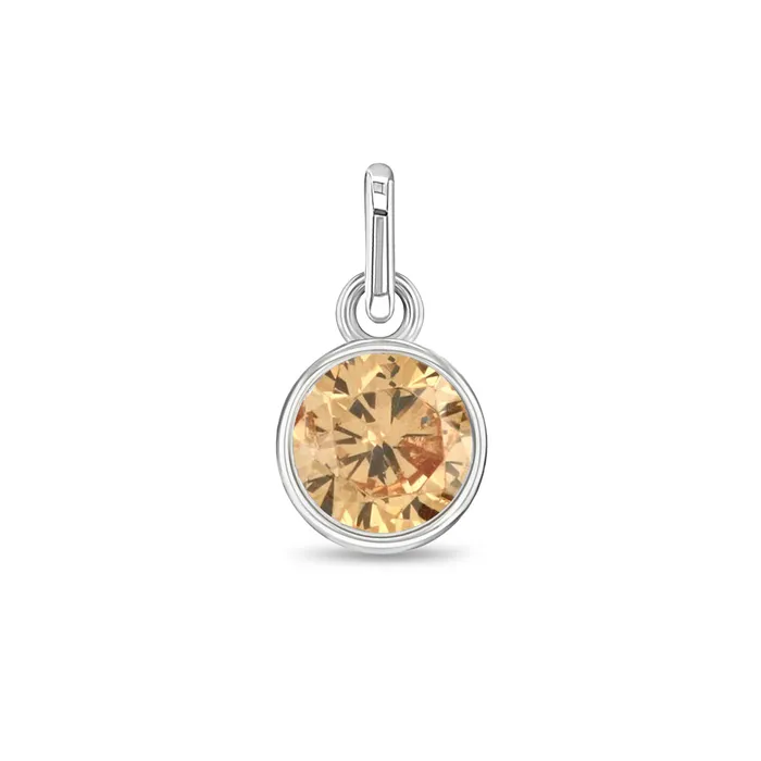 Charms Bracelets CZ Birthstone Charms Kids Childrens Girls for Charm Bracelet Sterling Silver