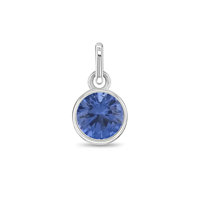 Charms Bracelets CZ Birthstone Charms Kids Childrens Girls for Charm Bracelet Sterling Silver