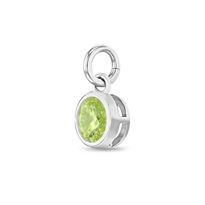 Charms Bracelets CZ Birthstone Charms Kids Childrens Girls for Charm Bracelet Sterling Silver