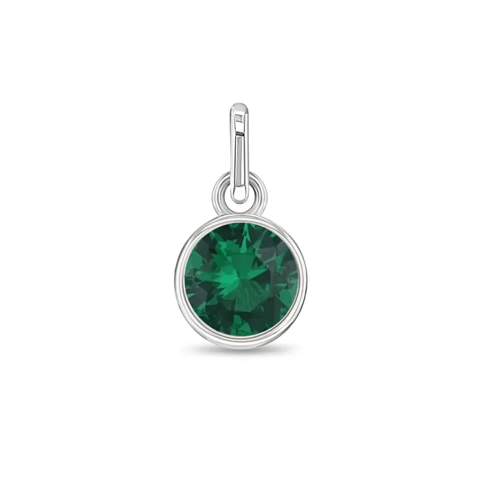 Charms Bracelets CZ Birthstone Charms Kids Childrens Girls for Charm Bracelet Sterling Silver