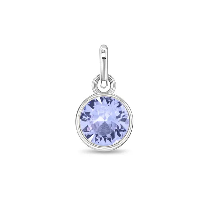 Charms Bracelets CZ Birthstone Charms Kids Childrens Girls for Charm Bracelet Sterling Silver