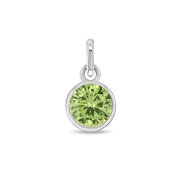Charms Bracelets CZ Birthstone Charms Kids Childrens Girls for Charm Bracelet Sterling Silver