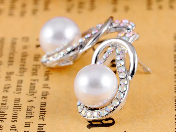 Earrings Alilang Elements Aurora Boreals Pearl Infinity Loop Earrings Earrings Alilang Elements Aurora Boreals Pearl Infinity Loop Earrings