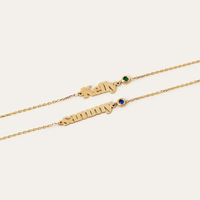 Gelin Diamond Bracelets Customized Name Bracelet