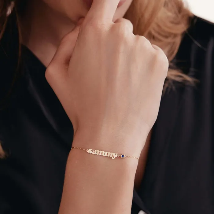 Gelin Diamond Bracelets Customized Name Bracelet
