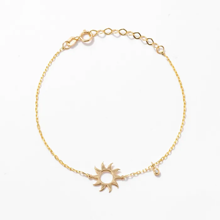Gelin Diamond Bracelets Sun Bracelet with Diamond