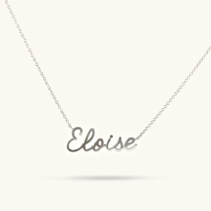 Happy Jewelers Necklaces Classic Cursive Name Necklace