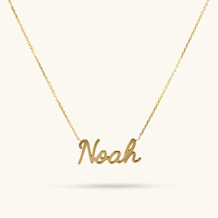 Happy Jewelers Necklaces Classic Cursive Name Necklace
