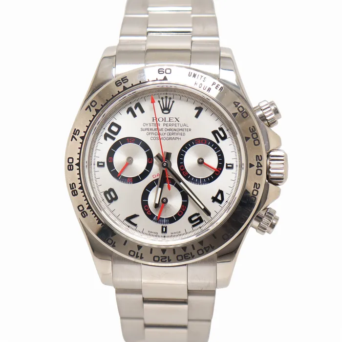 Happy Jewelers Rolex Daytona 40mm Silver Dial Ref 116509 Rings