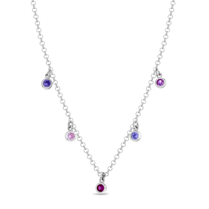 Kids Necklaces Pendants Necklaces CZ Charm 16 Kids Girls Teen Necklace Sterling Silver Kids Necklaces Pendants Necklaces CZ Charm 16 Kids Girls Teen Necklace Sterling Silver