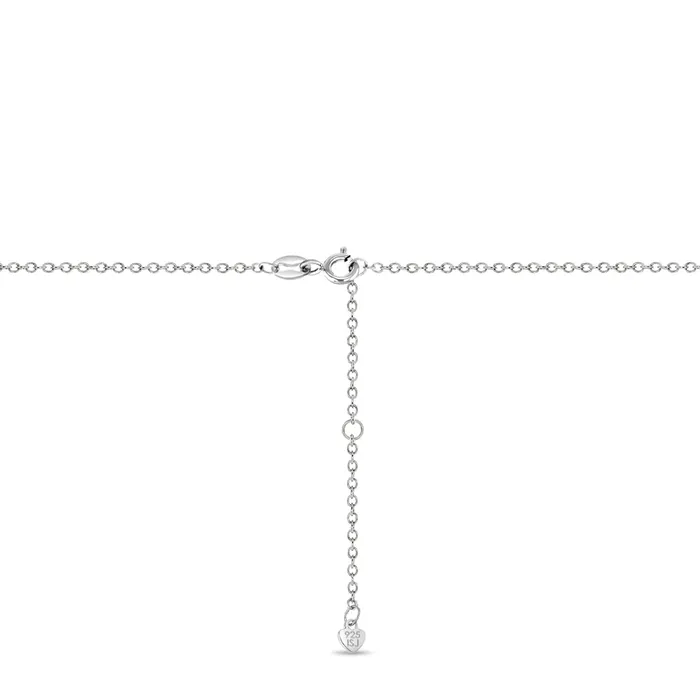 Mini Initial Womens PendantNecklace Sterling Silver Womens Necklaces Necklaces