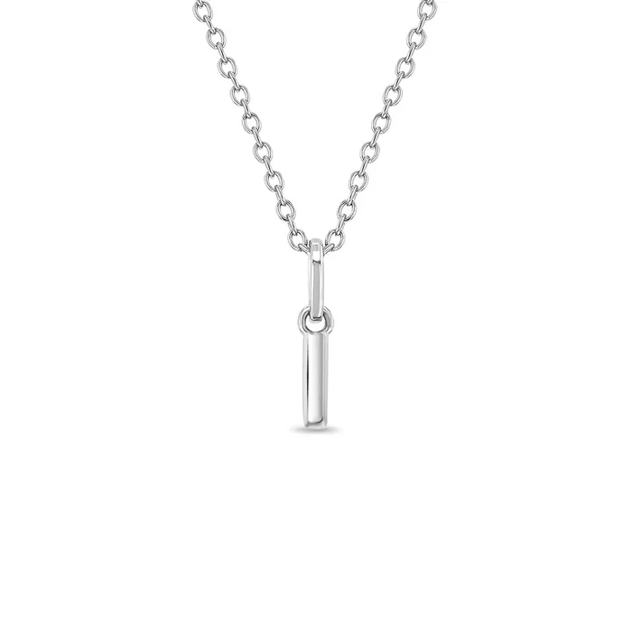Mini Initial Womens PendantNecklace Sterling Silver Womens Necklaces Necklaces