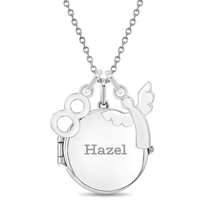 Necklaces Guardian Angel Kids Childrens Girls Round PendantNecklace With Charms Sterling Silver Kids Locket Necklaces Necklaces Guardian Angel Kids Childrens Girls Round PendantNecklace With Charms Sterling Silver Kids Locket Necklaces