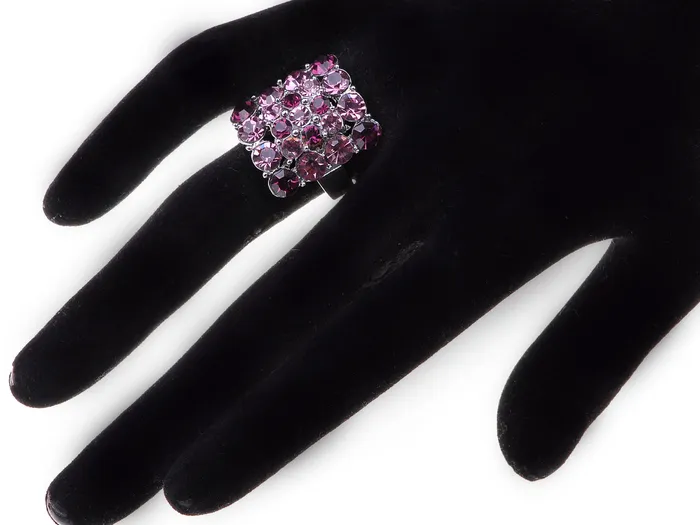 Rings Amethyst Purple Extra Big Colorful Ring Alilang Rings Amethyst Purple Extra Big Colorful Ring Alilang