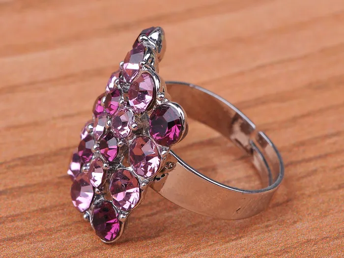 Rings Amethyst Purple Extra Big Colorful Ring Alilang Rings Amethyst Purple Extra Big Colorful Ring Alilang
