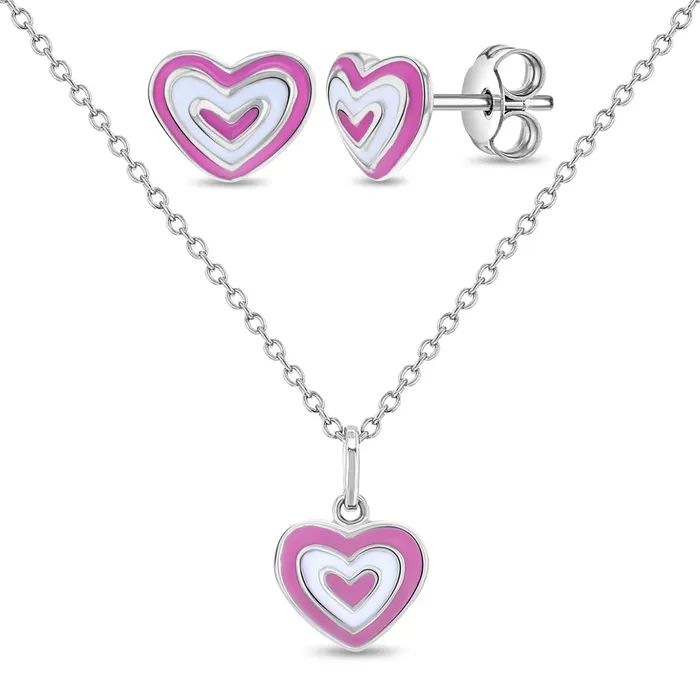 Rings Lovestruck Heart Kids Childrens Girls Jewelry Set Sterling Silver Kids Jewelry Sets Rings Lovestruck Heart Kids Childrens Girls Jewelry Set Sterling Silver Kids Jewelry Sets