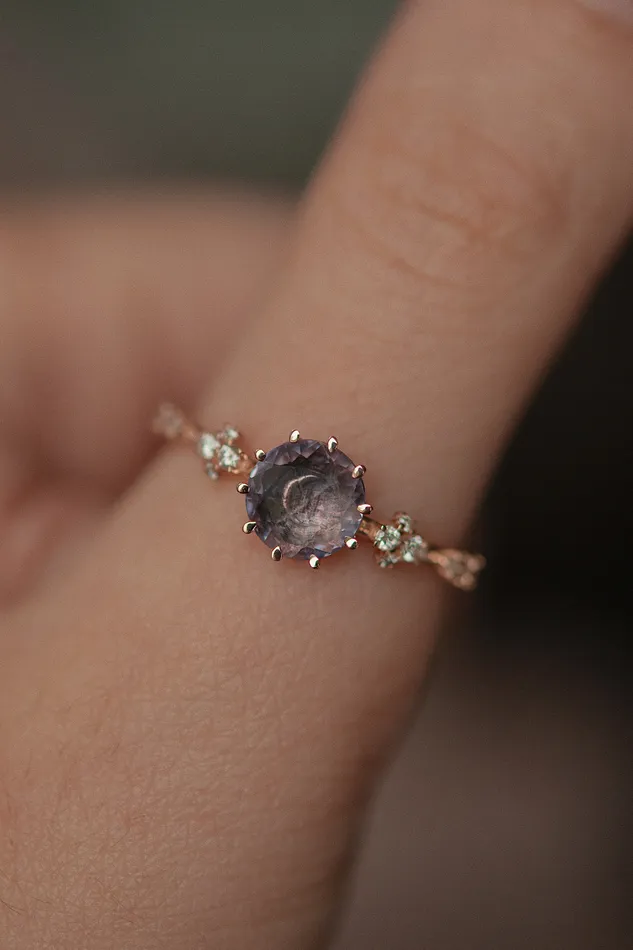 Rings Sofia Zakia Rosecut Sapphire Oracle Ring