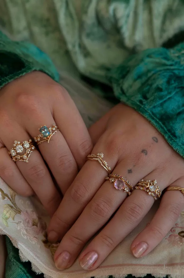 Rings Sofia Zakia Rosecut Sapphire Oracle Ring