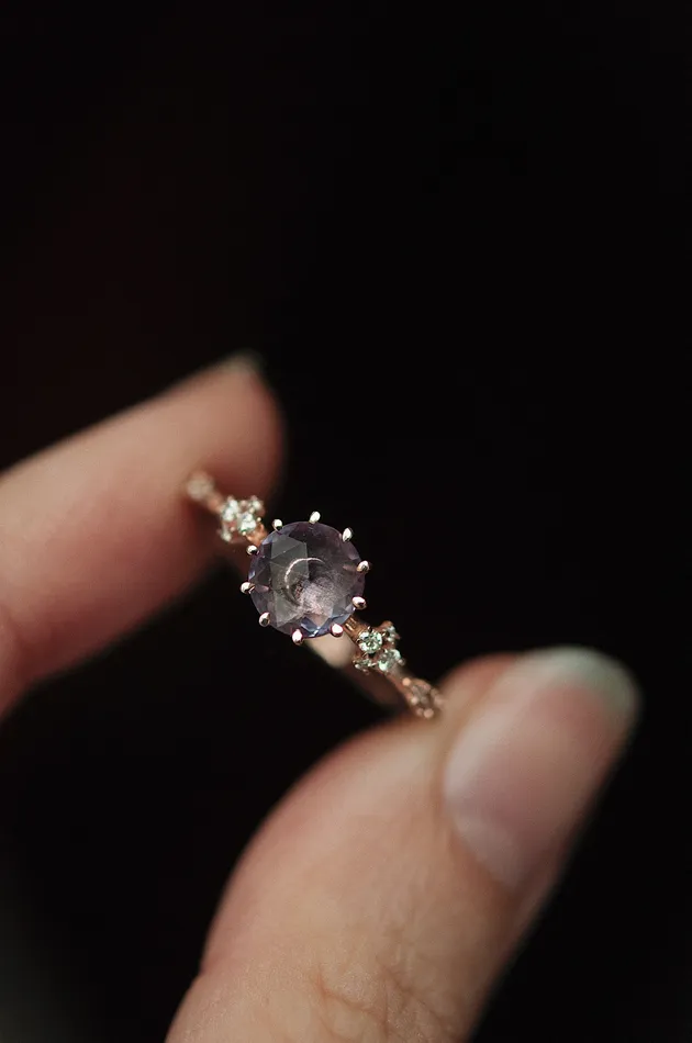 Rings Sofia Zakia Rosecut Sapphire Oracle Ring