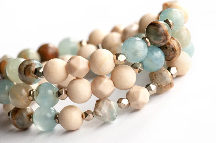 Sandy Shores Triple Wrap Bracelet Fierce Lynx Designs Bracelets