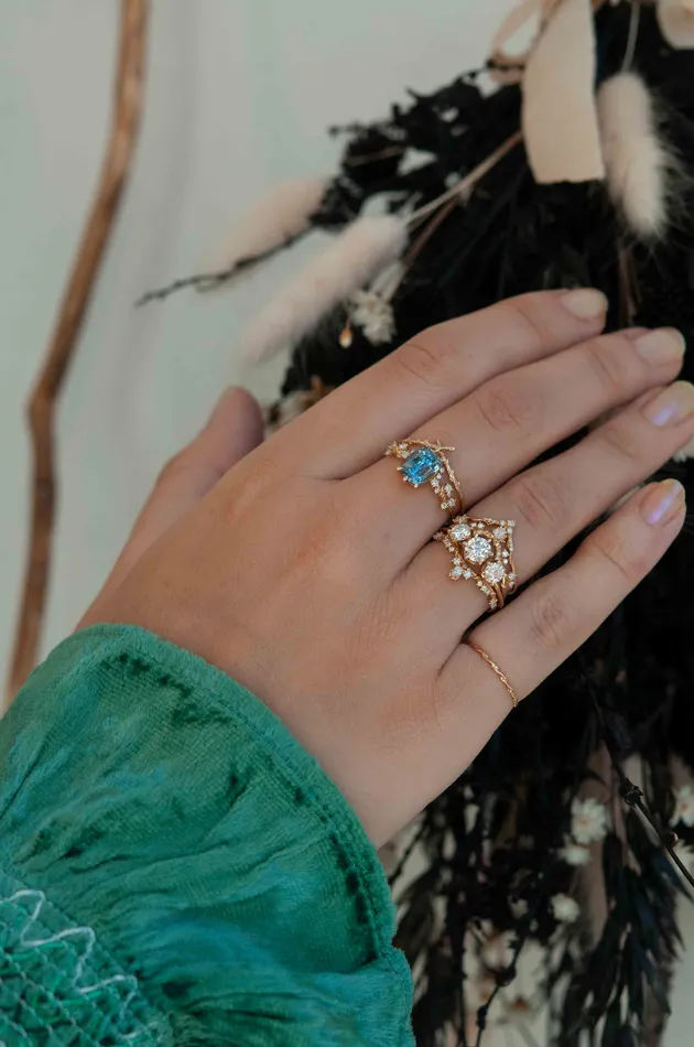 Sofia Zakia OOAK Amphitrite Ring 226 ct Rings