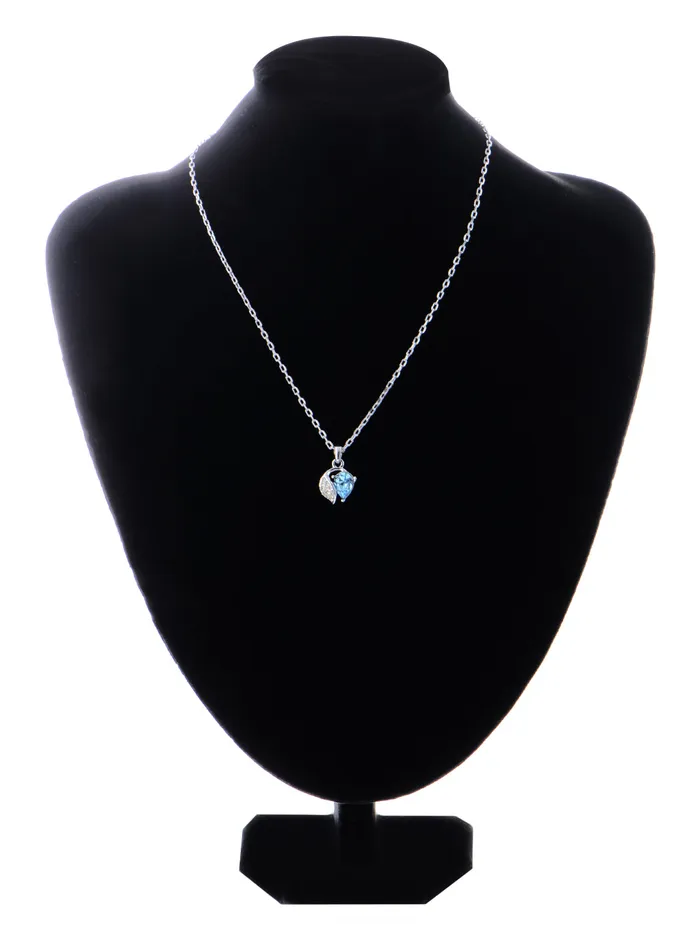 Swarovski Crystal Elements Aquamarine Bow Necklace Alilang Necklaces Swarovski Crystal Elements Aquamarine Bow Necklace Alilang Necklaces