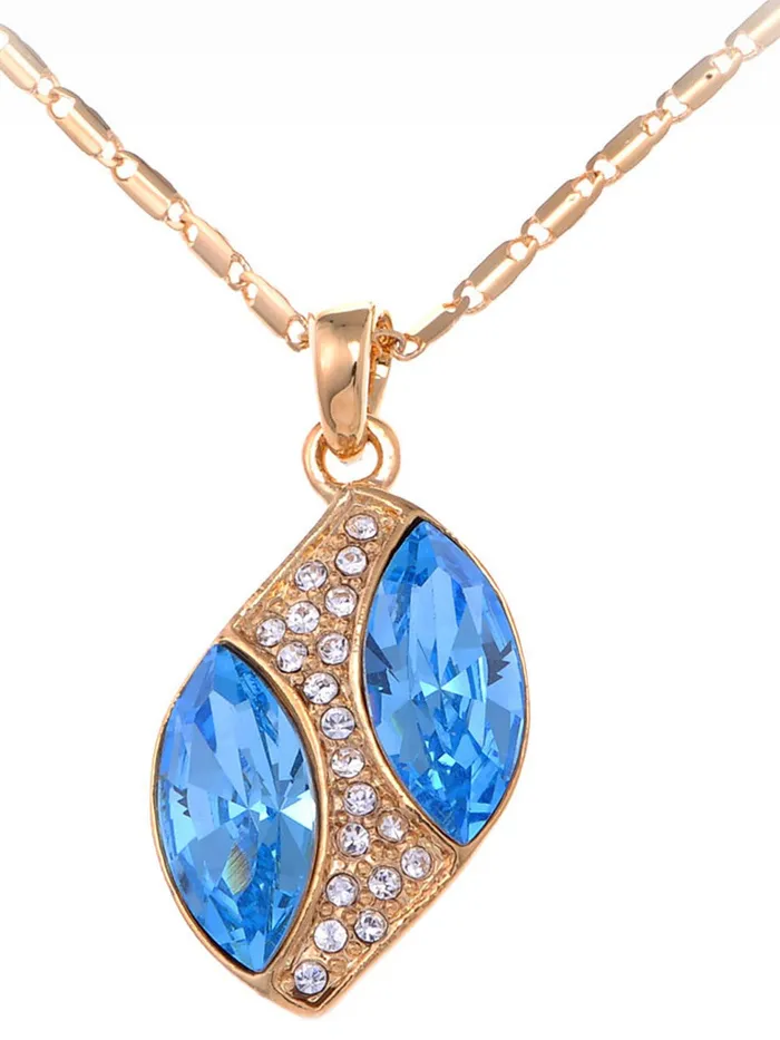 Swarovski Crystal Elements Aquamarine Bow Necklace Alilang Necklaces Swarovski Crystal Elements Aquamarine Bow Necklace Alilang Necklaces