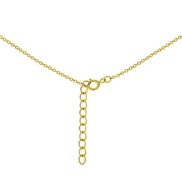 Teen Final Sale Necklaces 925 Sterling Silver Gold Plated Christian Religious Cross Open Pendant Necklace Women 17