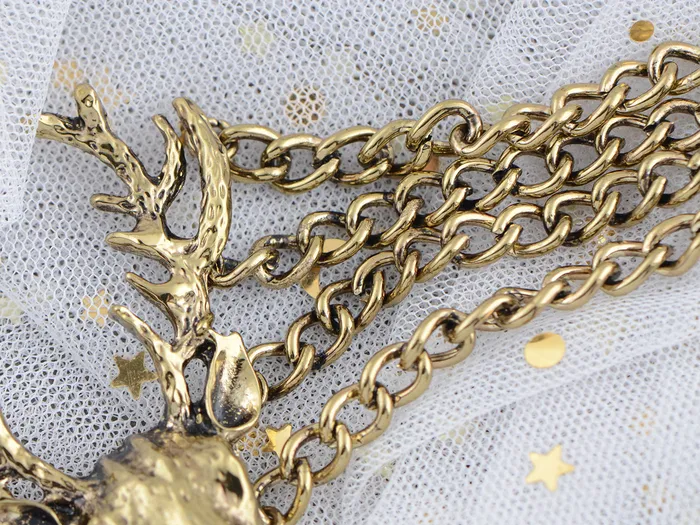 Vintage Antique Deer Bangle Chain Cuff Bracelet Alilang Bracelets Vintage Antique Deer Bangle Chain Cuff Bracelet Alilang Bracelets
