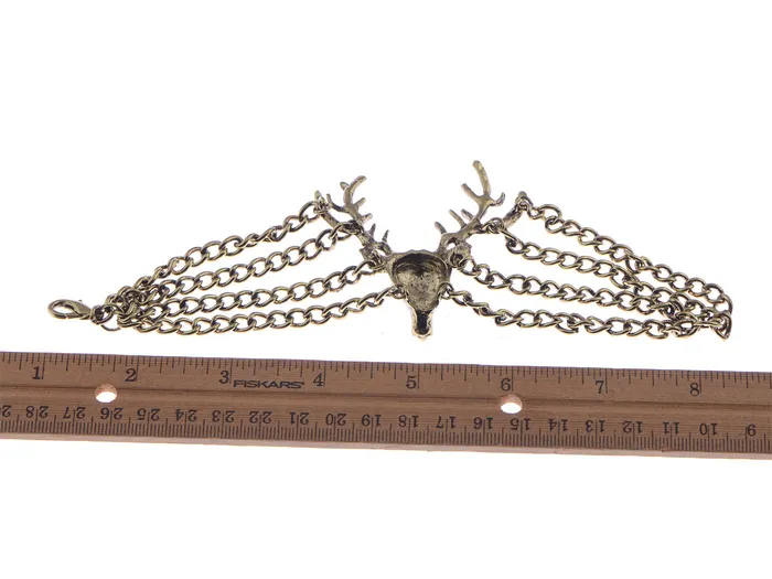 Vintage Antique Deer Bangle Chain Cuff Bracelet Alilang Bracelets Vintage Antique Deer Bangle Chain Cuff Bracelet Alilang Bracelets