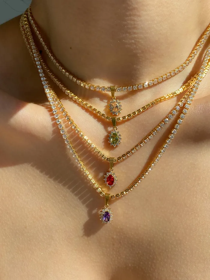 Violet Sun Necklace Chvker Jewelry Necklaces