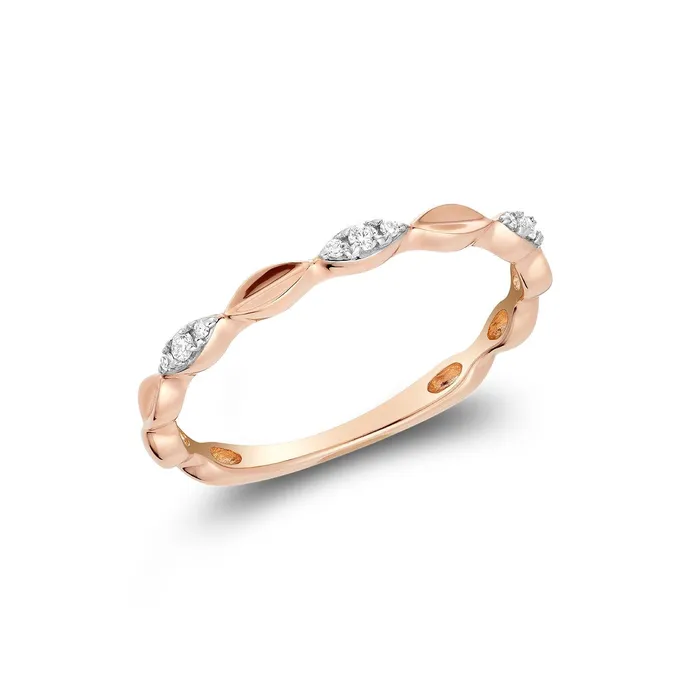 10kt Gold Marquise Diamond Stacker Ring Classic Creations Rings