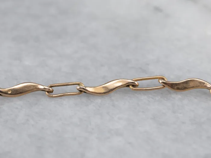 14K Gold Curved Link Bracelet Market Square Jewelers Bracelets 14K Gold Curved Link Bracelet Market Square Jewelers Bracelets