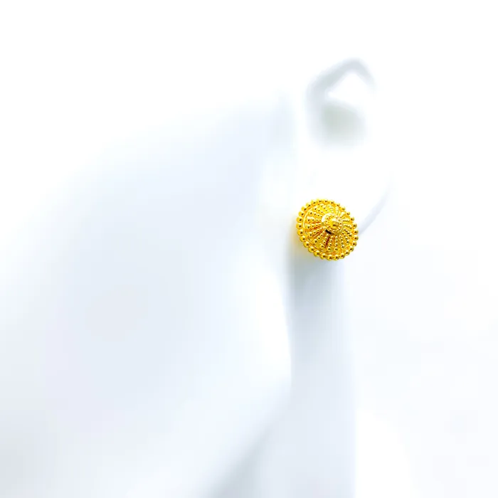 Andaaz Jewelers Earrings Lightweight Glistening 22k Gold Earrings