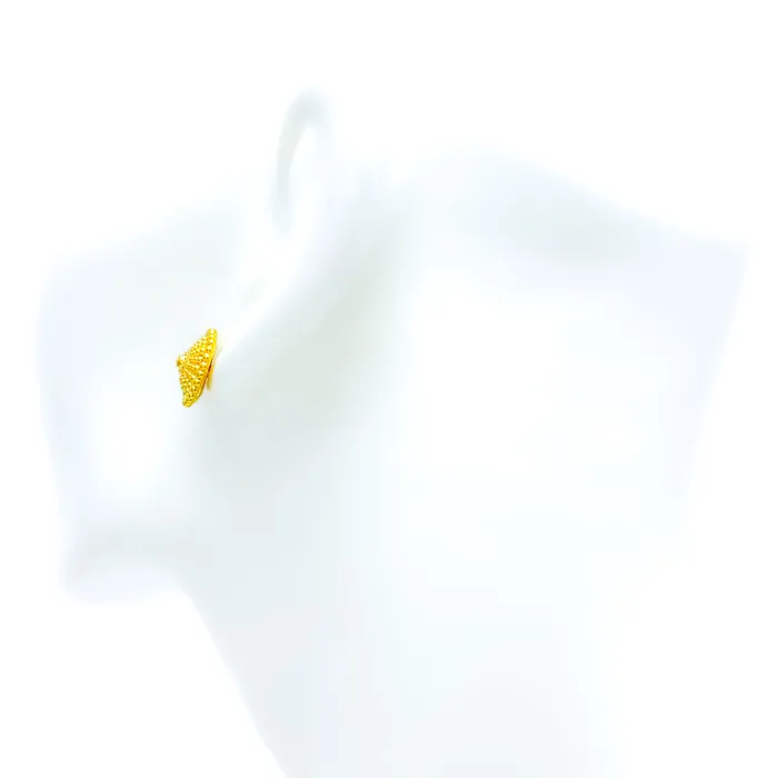 Andaaz Jewelers Earrings Lightweight Glistening 22k Gold Earrings
