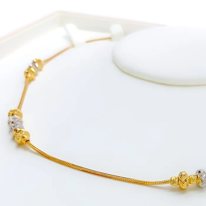Andaaz Jewelers Necklaces Stylish Palatial 22k Gold Necklace