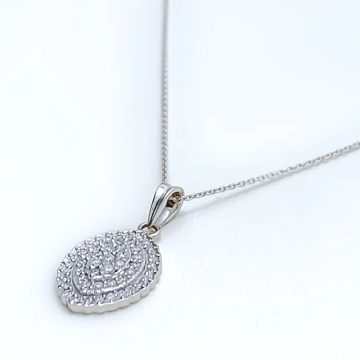 Andaaz Jewelers PreStyled Sets Delightful Marquise Diamond 18k Gold Pendant