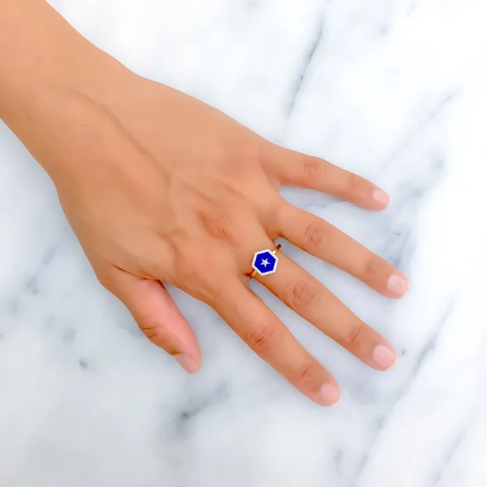 Andaaz Jewelers Rings Extravagant Bright 18K Gold Diamond Ring