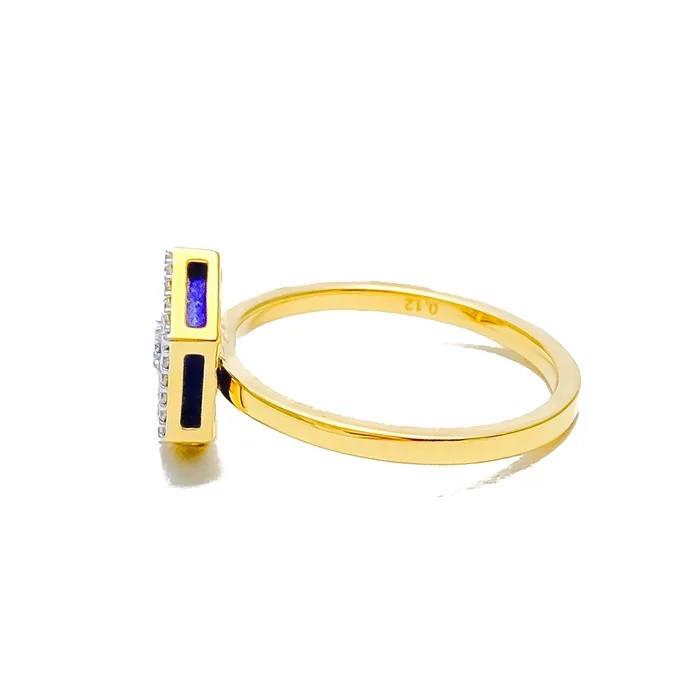 Andaaz Jewelers Rings Extravagant Bright 18K Gold Diamond Ring